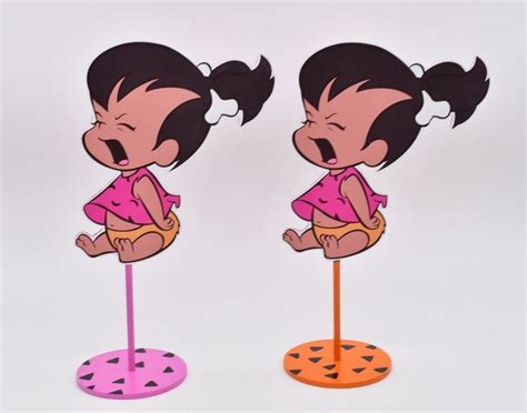 African American Bam Bam And Pebbles Meet The Flintstones Etsy