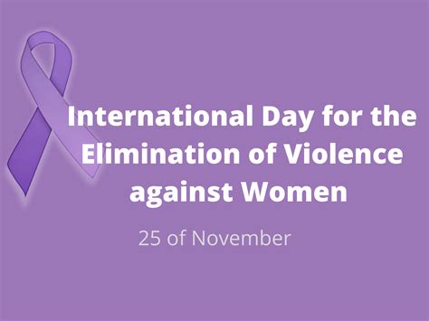 International Day For The Elimination Of Violence Against Women Peace And Cooperation