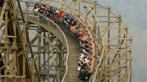 The roller coaster is an amusement park attraction that is essentially a specialized railway system. T Express - Intamin Amusement Rides