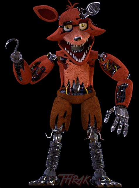 Fnaf2 Withered Foxy By Thrkairzod On Deviantart