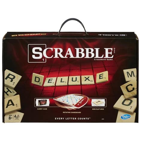 Scrabble Deluxe Edition Game Official Rules And Instructions Hasbro