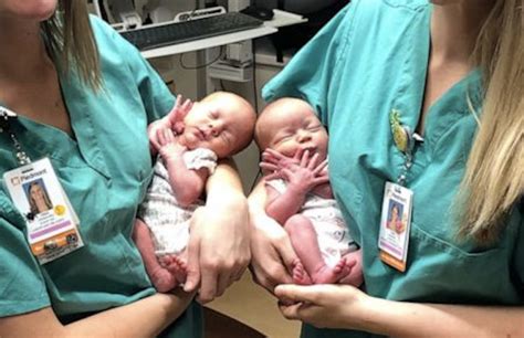 Twin Nurses In Georgia Deliver Twin Babies At Hospital