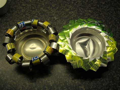 Sodabeercan Candle Holders · A Recycled Candle Holder · Metalwork On