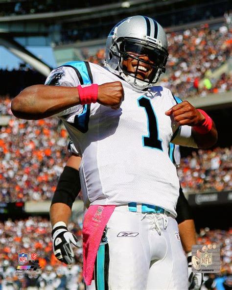 Cam Newton Touchdown Superman Pose Carolina Panthers Licensed 8x10