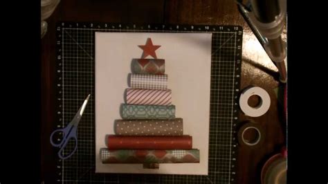 How To Make A Rolled Paper Christmas Tree Canvas