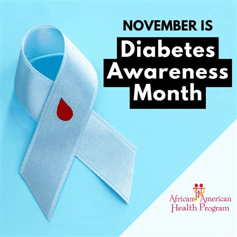 November Is Diabetes Awareness Month African American Health Program