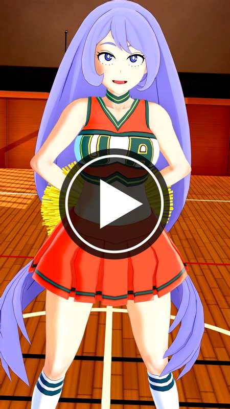 Nejire Hado Cheerleader Video Animated By Otsukira From Patreon
