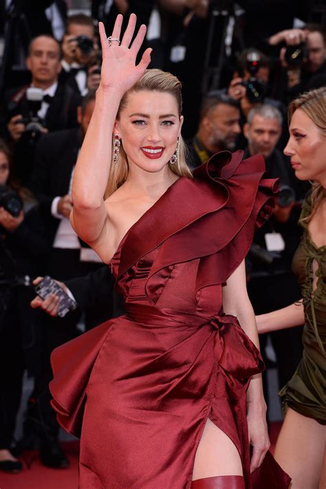 Amber Heard “dolor Y Gloria” Red Carpet At Cannes Film Festival