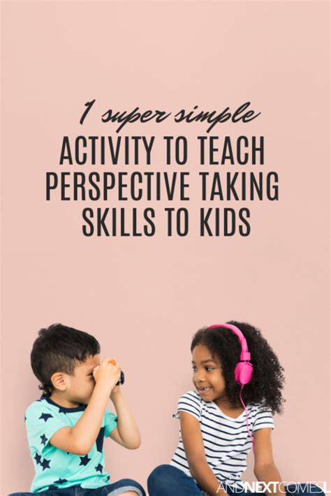 One Super Simple Activity To Teach Perspective Taking Skills To Kids