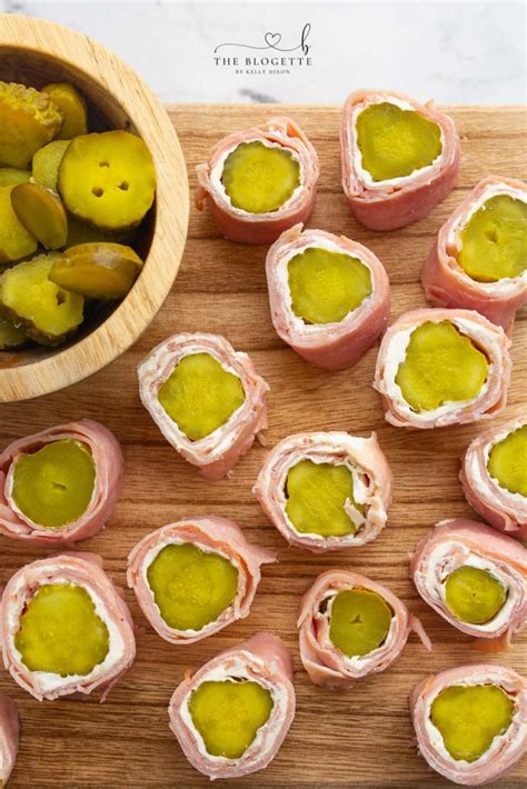 Ham And Pickle Roll Ups