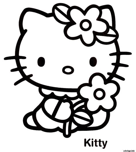 Coloriage dessin hello kitty 89  JeColorie.com