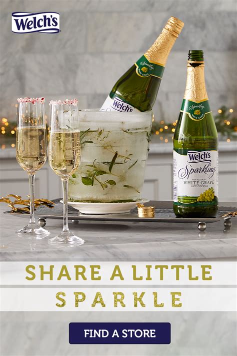 Share A Little Sparkle With Welchs Christmas Drinks Sparkling