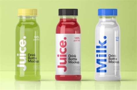 Download This is a set of psd smoothie juice bottle mockup to let ...