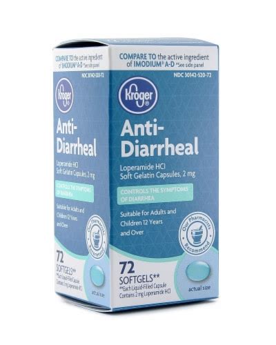 Kroger Anti Diarrheal Softgels 72 Ct Kroger
