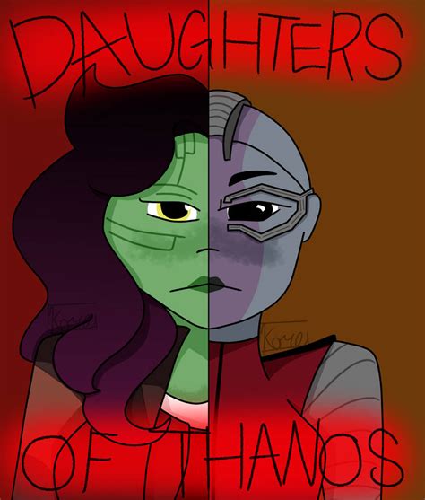 Daughters Of Thanos By Spectrum Shock On Deviantart