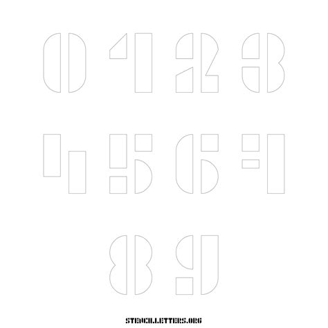 Free Printable Number Stencils Designs Hot Sex Picture