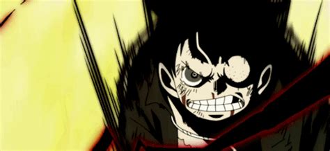Onepiece #wano #conquerorhaki #deathmatch luffy uses conqueror's haki in udon jail during death match that queen conducts. One Piece Luffy Haki Gif