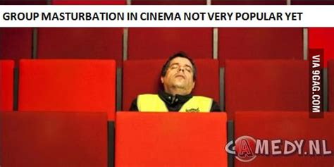 group masturbation in cinema 9gag