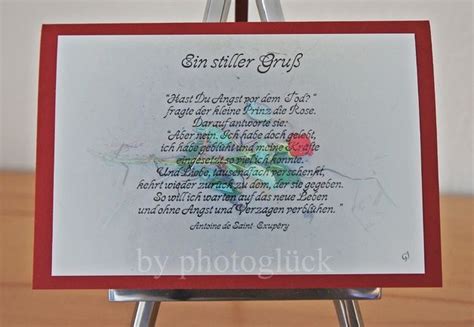 #der kleine prinz #rosen #schön #sterben #zitate #buch #bücher #leer. Beileidskarte - Trauerkarte - Kondolenzkarte | Products, Strands and Roses