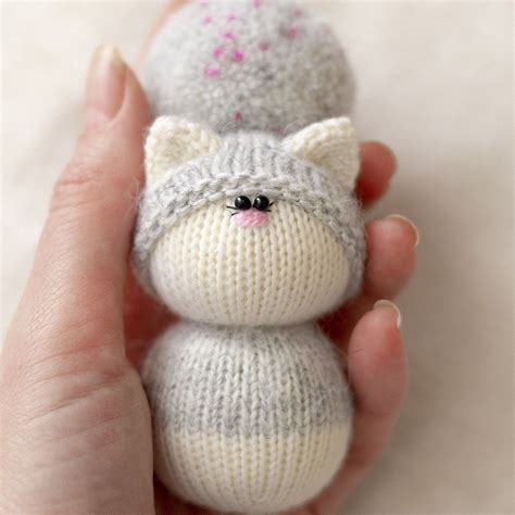 Communiqués De Amigurumitoysrabbit Sur Etsy Knitted Cat Knitted