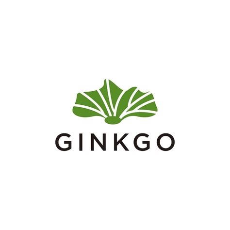 Premium Vector Gingko Logo Design Icon Vector