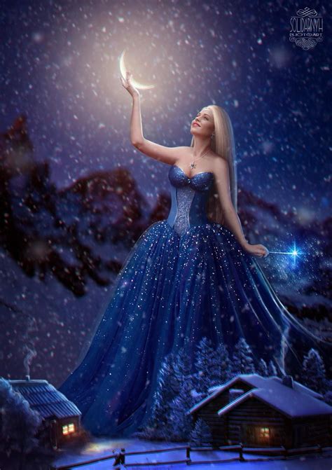 Winter Night By Simka48 On Deviantart Beautiful  Fairy Pictures Fairytale Photography