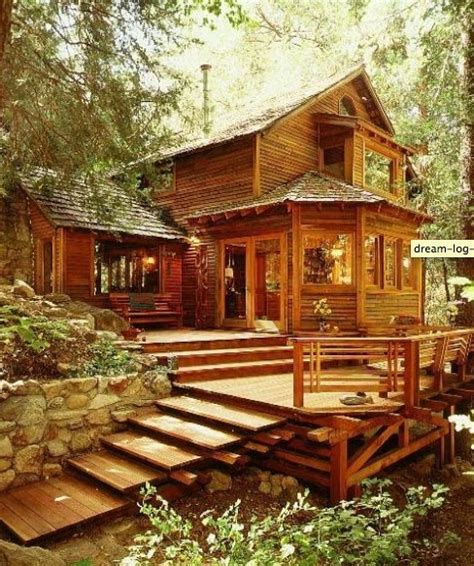 So Pretty Log Homes Cabins In The Woods My Dream Home