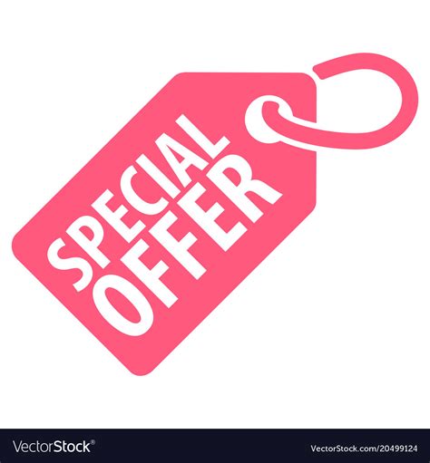 Special Offer Tag Royalty Free Vector Image Vectorstock