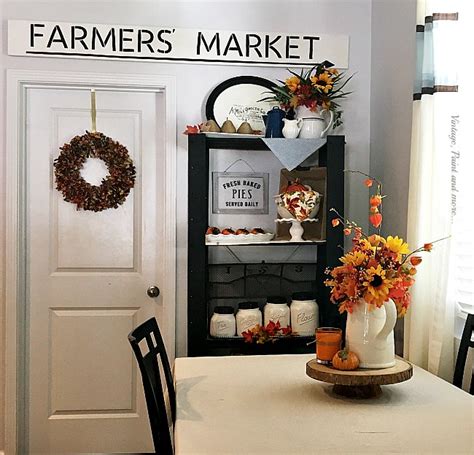Simple Fall Decor In The Kitchen Vintage Paint And More