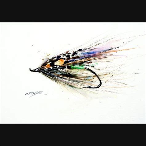 Fly Fishing Watercolor Print By Dean Crouser By Deancrouserart 2500