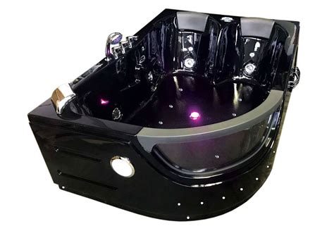 This is also a safer alternative. Whirlpool Bathtub black 71.6" X 48" hot tub double pump ...