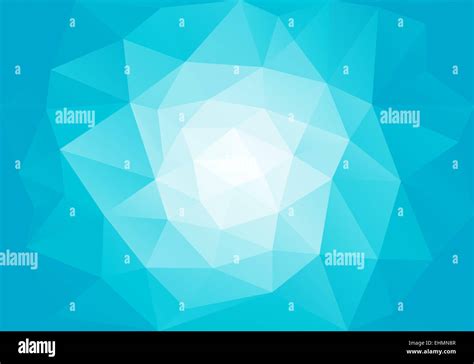 Abstract Blue Low Poly Background Vector Design Element Stock Photo