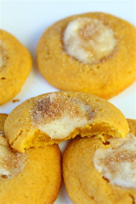 Pumpkin Cheesecake Thumbprint Cookies My Incredible Recipes