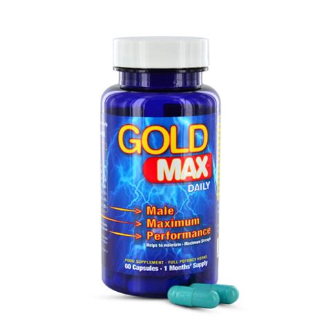 Gold Max Daily Blue Sexual Support For Men Shytobuyuk