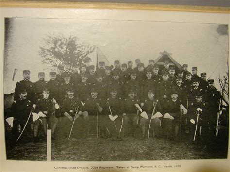 History Of 203rd Regiment Ny Volunteers Spanish American War 1st 1899