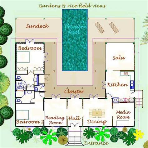 Thailand Villa Floorplan And Layout Thai Design