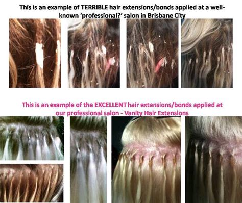 Tangled Hair Techs Improper Fusion Hair Extension Application Can Lead To Balding