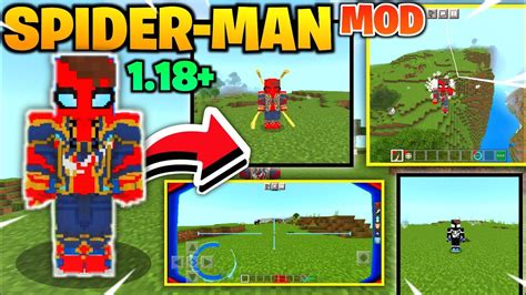 Spider Man Mod For Minecraft Pe 100 Working 118 Youtube
