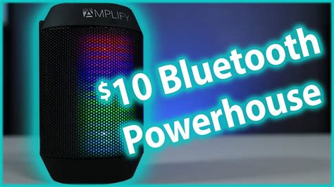Bluetooth Speaker On A Budget Aduro Amplify Led Speaker Review