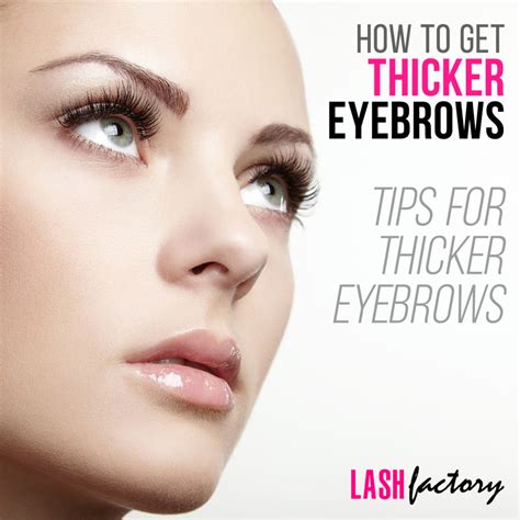 How To Get Thicker Eyebrows Tips For Thicker Eyebrows • Lash Factory Cosmetics