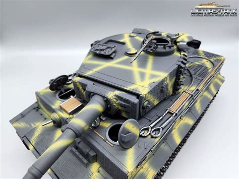 Rc Panzer 24 Ghz Tiger 1 Tiki Taigen V3 Bb Servo Kanonenrauch Metall