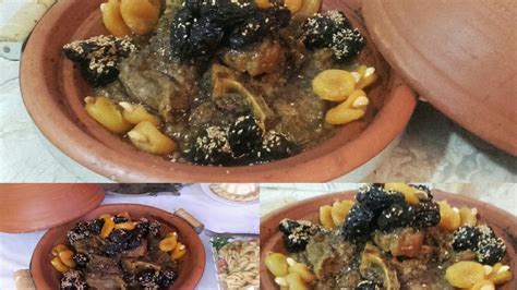 طريقة عمل طاجين مغربي باللحم مخضر بلبرقوق ولمشماش👌 لذيذ وسهل تحضير😋😉 - YouTube