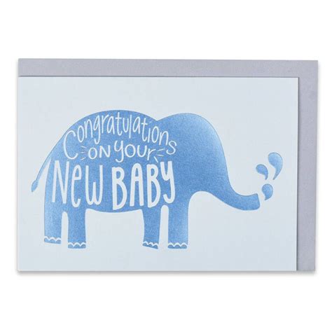 Congratulations On Your New Baby Boy Card New Baby Products