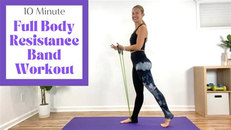 Minute Full Body Resistance Band Workout Jessica Valant Pilates