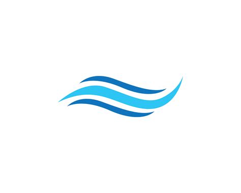 vague eau logo plage bleu - Telecharger Vectoriel Gratuit, Clipart ...