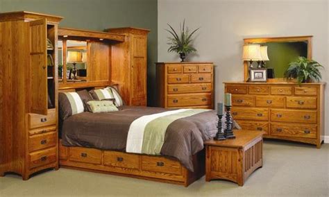 Mission Pier Four Piece Master Bedroom Set From Dutchcrafters Amish