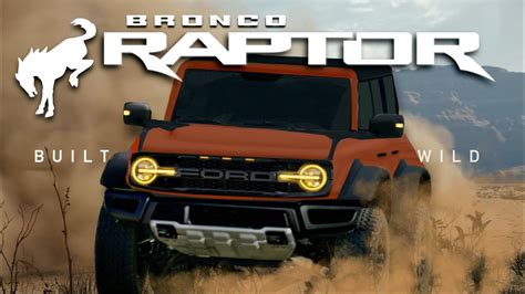 2022 Ford Bronco Raptor First Look Everything You Need To Know Youtube