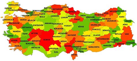 Türkiye Haritası ve Türkiye Uydu Görüntüleri