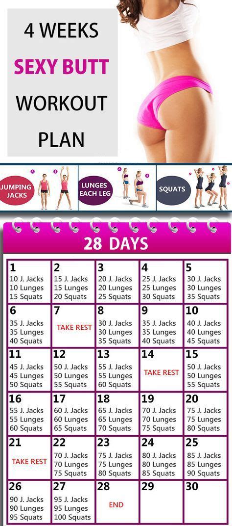 Pin On Bigger Butt Workout In A Week Butt Challenge