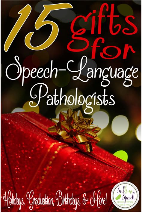 Looking for the ideal speech therapist gifts? 15 Gifts for Speech-Language Pathologists! - Sublime Speech